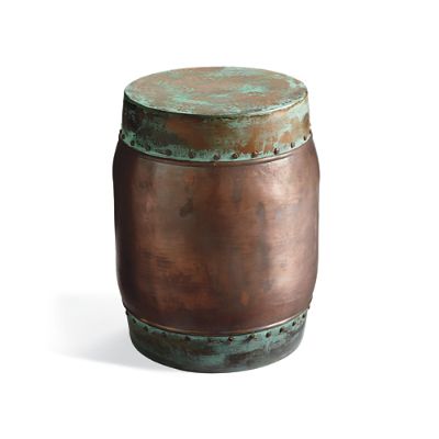 Copper Garden Stool Frontgate