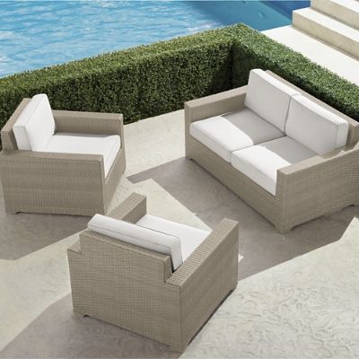 Palermo 3-pc. Loveseat Set in Dove Finish | Frontgate