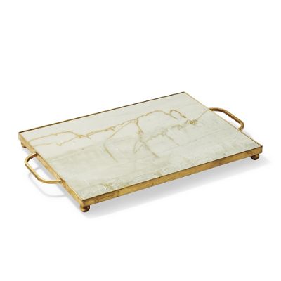 Gold deals ottoman tray