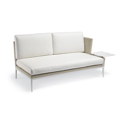 Palazzo Shell Right Facing Sofa With Table Frontgate