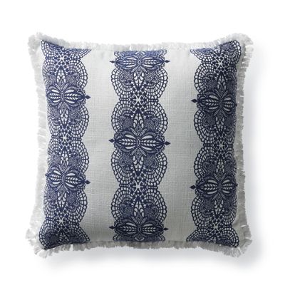 Hazlemere Indigo Outdoor Pillow Frontgate