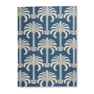 Palm Tree Indoor/Outdoor Rug Frontgate
