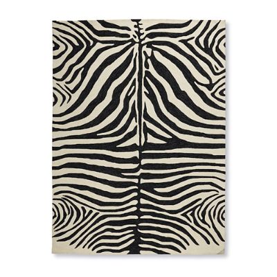Zebra Stripes Indoor/Outdoor Rug Frontgate