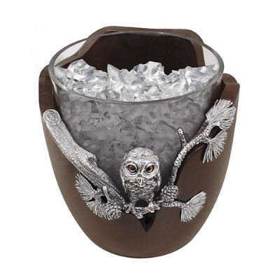 Epicureanist Owl Ice Bucket Frontgate