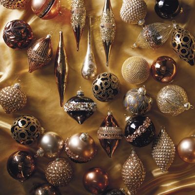 Gilded Soiree Ornament Collection | Frontgate