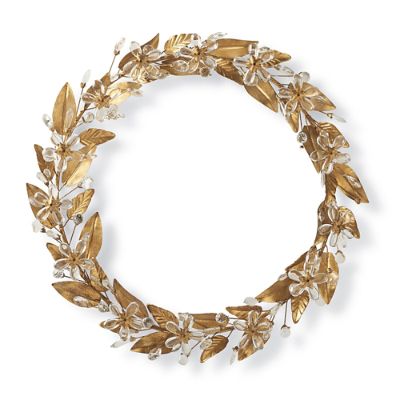 Crystal Flower Wreath | Frontgate
