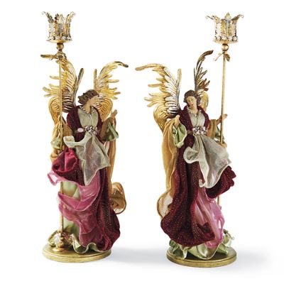 angel candle holder