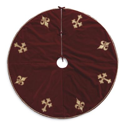 Fleur De Lis Tree Skirt 