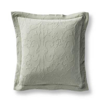 Resort Egyptian Cotton Flourish Matelasse Euro Sham Frontgate