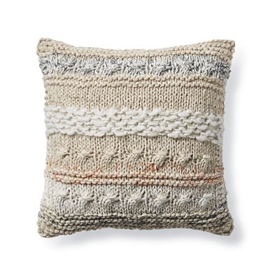 Noli Sequin Hand Knitted Decorative Pillow Frontgate