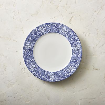 Blue Feather Dinner Plates, Set of Four Frontgate
