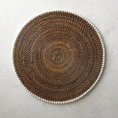 Calaisio Rattan Placemats, Set of Four Frontgate