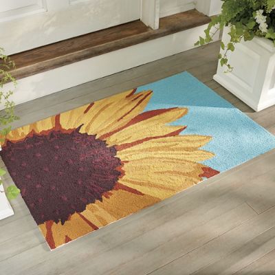 Sunflower Doormat Frontgate