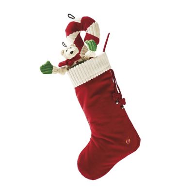 Dog Christmas Stocking with Toys Frontgate
