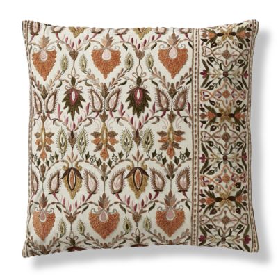 Kabir Embroidered Decorative Pillow | Frontgate