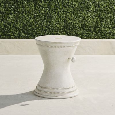 Concrete umbrella side table discount