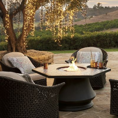 Designer Custom Gas Fire Table | Frontgate