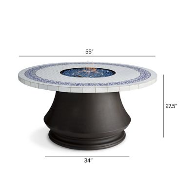 Designer Custom Gas Fire Table | Frontgate