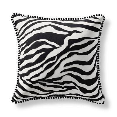 Regal Zebra Onyx Outdoor Pillow Frontgate