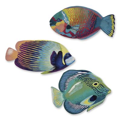 Hand-felted Fish Mats, Set of Three | Frontgate