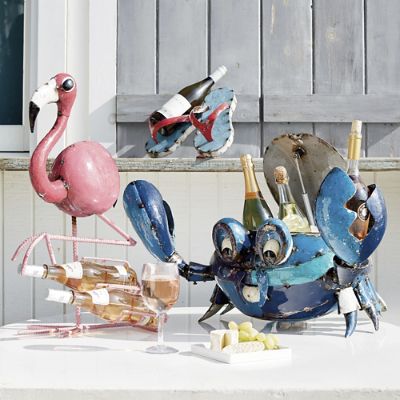 Francesca Flamingo Wine Holder Frontgate