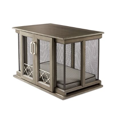 frontgate dog crate end table