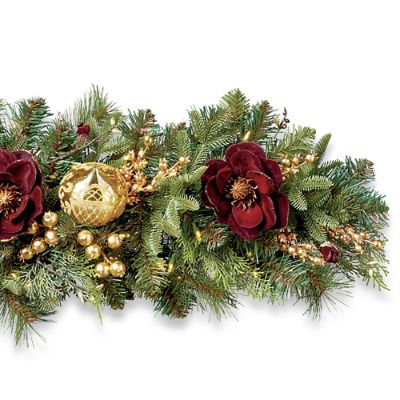 Grand Regency Cordless 6' Indoor Garland | Frontgate