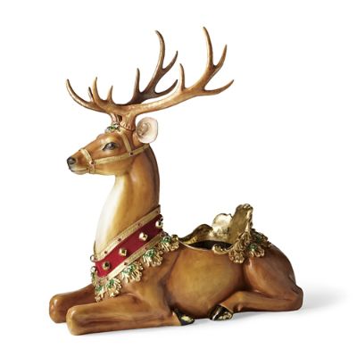 resin sitting deer