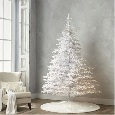 Snowy White Nobilis LED 9' Tree | Frontgate