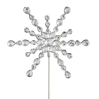 Jeweled Snowflake Tree Topper | Frontgate