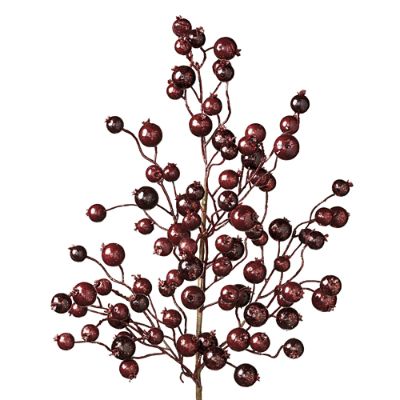 Burgundy Berry Stems, Set of 12 | Frontgate