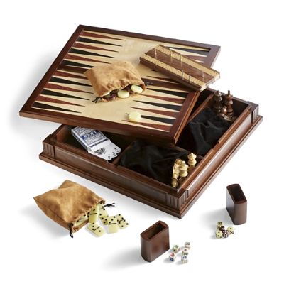 Winning Solutions MultiGame Set in Walnut Frontgate