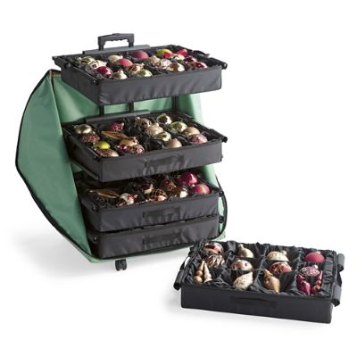 Adjustable 5Tray Ornament Storage Frontgate