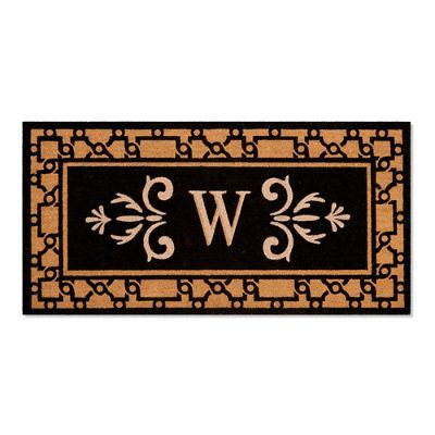 Crestview Monogrammed Coco Door Mat