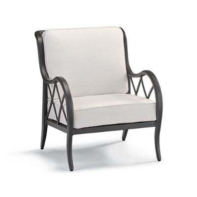 Brentwood Lounge Chair with Cushions in Carbon Finish Frontgate