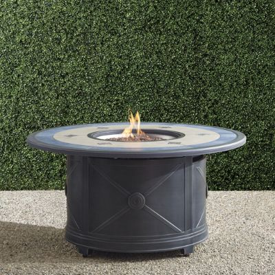 Theia Custom Gas Fire Table | Frontgate