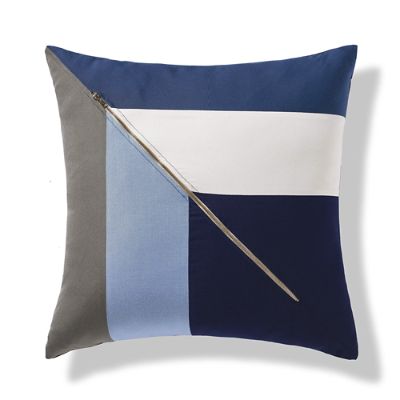 Diagonal Zipper Indoor/Outdoor Pillow Frontgate