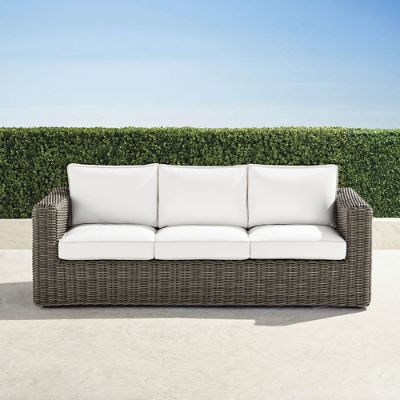 Small Vista Sofa with Cushions Frontgate