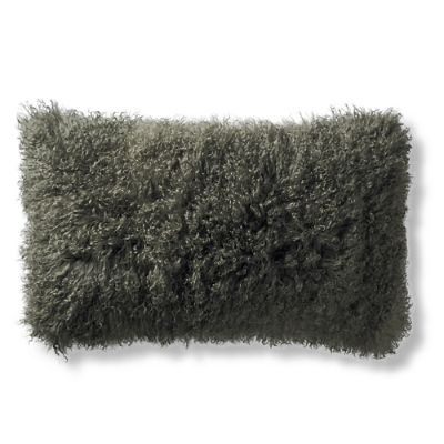 Mongolian Fur Decorative Pillow Cover, Frontgate