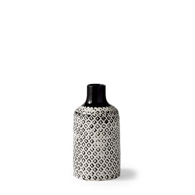 Chiara Ceramic Low Vase | Frontgate