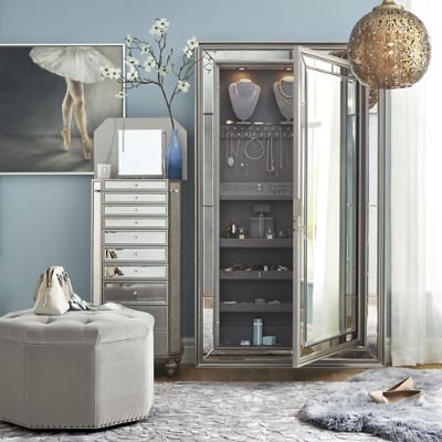 Loren jewelry storage deals mirror