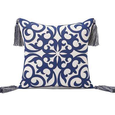 Layered Medallion Indoor Outdoor Pillow Frontgate