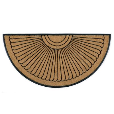 Ameile Cabana Stripe Monogrammed Coco Door Mat