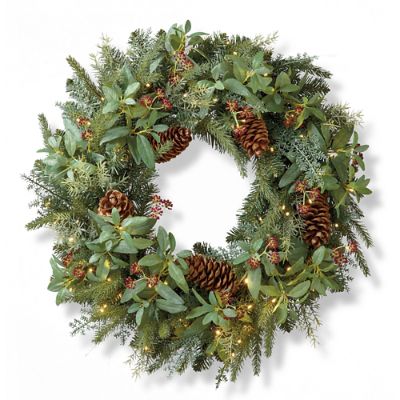 Stonington Cordless Outdoor Wreath Frontgate