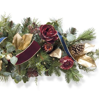 Roman Christmas Cordless Indoor 6' Garland | Frontgate