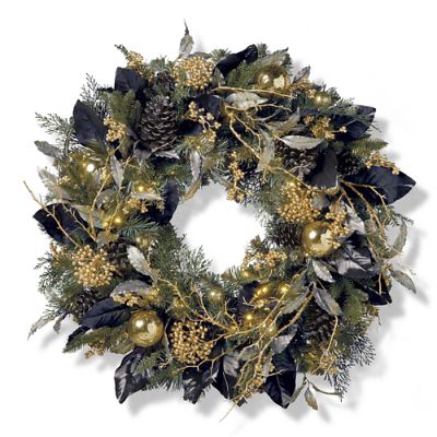 Sapphire Dusk Cordless Outdoor 34 Wreath Frontgate