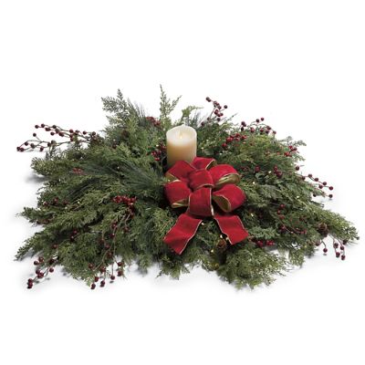 Christmas Cheer Pre-lit Candle Holder | Frontgate
