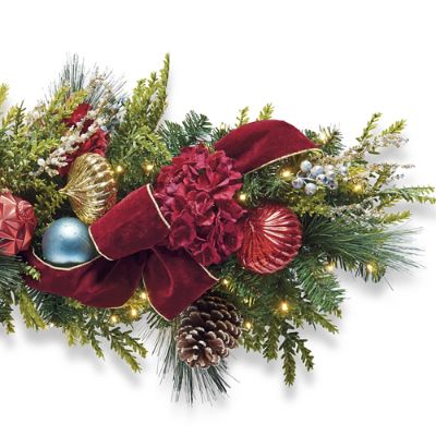 Roman Splendor Cordless Outdoor 6ft Garland Frontgate