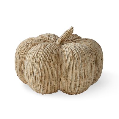 Large Straw Rustic Pumpkin | Frontgate
