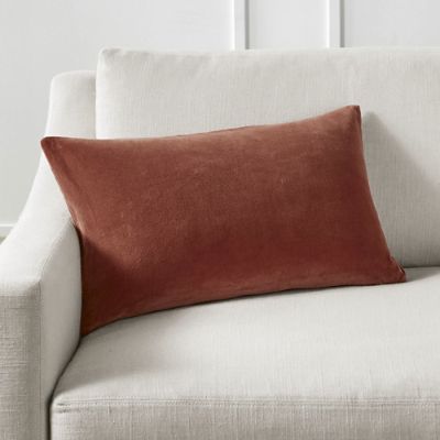 Velvet Lumbar Pillow